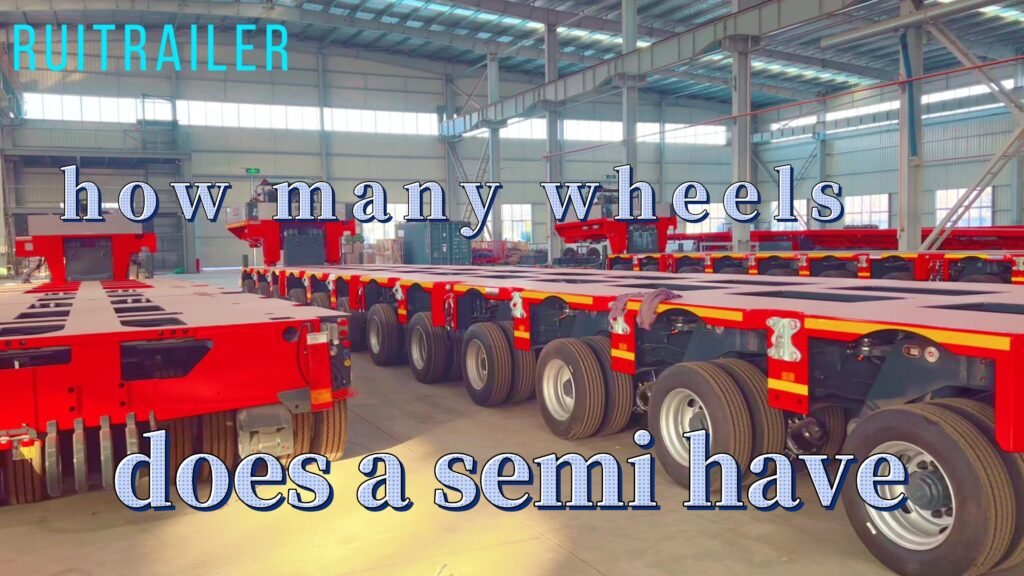 how many wheels does a semi have